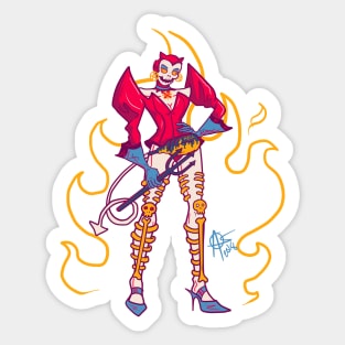 Lady Succubus Sticker